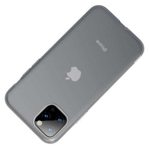 Baseus iPhone 11 Pro Max case Jelly Liquid Silica Gel Protective Transparent Black (WIAPIPH65S-GD01)