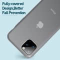 Miniatyrbillede 2 af 11: Baseus iPhone 11 Pro Max case Jelly Liquid Silica Gel Protective Transparent Black (WIAPIPH65S-GD01)