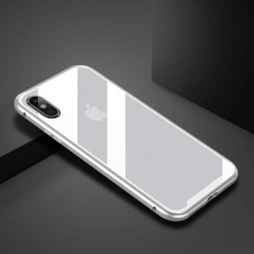 Baseus iPhone X case Magnetite hardware Silver (WIAPIPHX-CS0S)