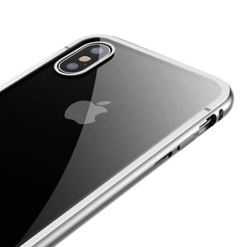 Baseus iPhone Xs Max case Magnetite hardware Silver (WIAPIPH65-CS0S)