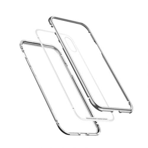 Baseus iPhone Xs Max case Magnetite hardware Silver (WIAPIPH65-CS0S)