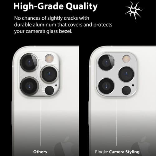 Ringke iPhone 12 Pro Camera Styling camera island protector Silver