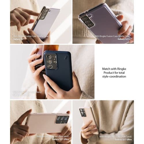 Ringke Galaxy S21+ Camera Styling camera island protector Black