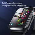 Pikkukuva 3 / 11: Baseus iWatch 0.2 mm, Full-screen curved T-Glass soft screen protector 44mm, Black (SGAPWA4-H01)