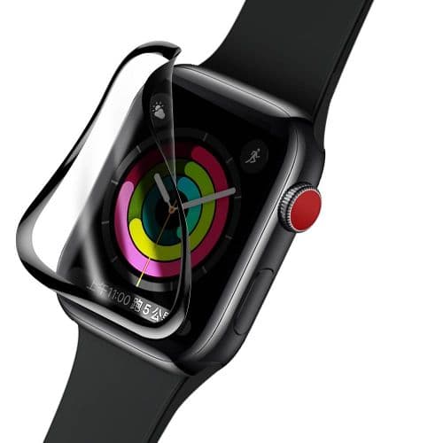 Baseus iWatch 0.2 mm, Full-screen curved T-Glass soft screen protector 40mm, Black (SGAPWA4-G01)