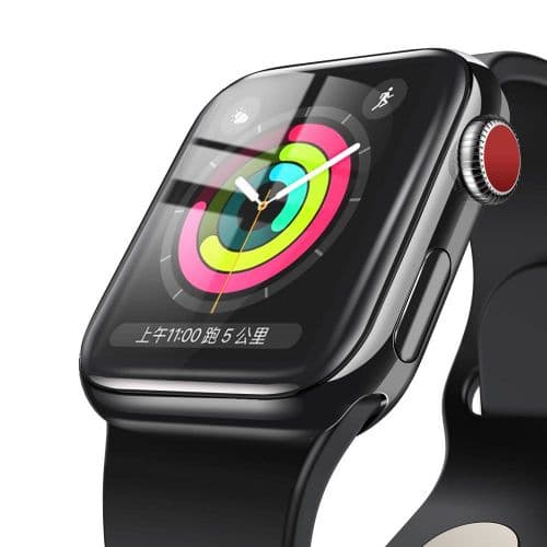 Baseus iWatch 0.2 mm, Full-screen curved T-Glass soft screen protector 40mm, Black (SGAPWA4-G01)