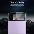 Pikkukuva 4 / 11: Ringke Galaxy Z Flip 3 0.33 mm, Back cover Display Screen Protector Tempered Glass (3pcs) Transparent