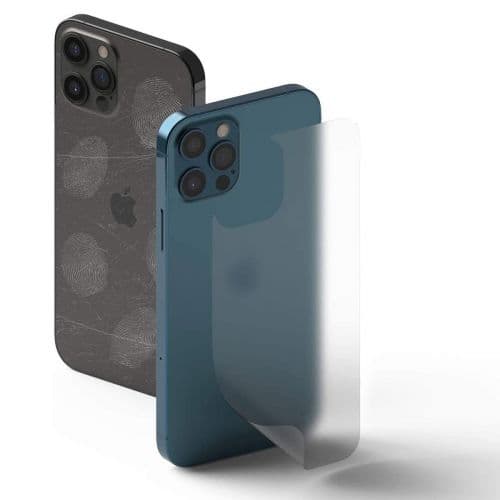 Ringke iPhone 12/12 Pro Back Cover Protector Invisible Defender (2pcs) Matte Clean