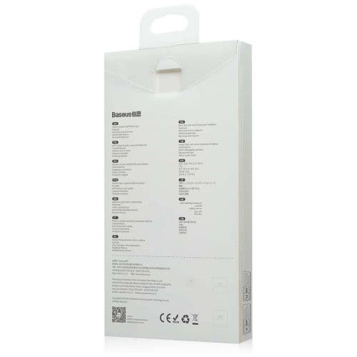Baseus iPhone 13 Pro Max case Liquid Silica Gel Protective White (ARYT000502)