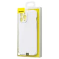 Miniatyrbillede 1 af 11: Baseus iPhone 13 Pro Max case Liquid Silica Gel Protective White (ARYT000502)
