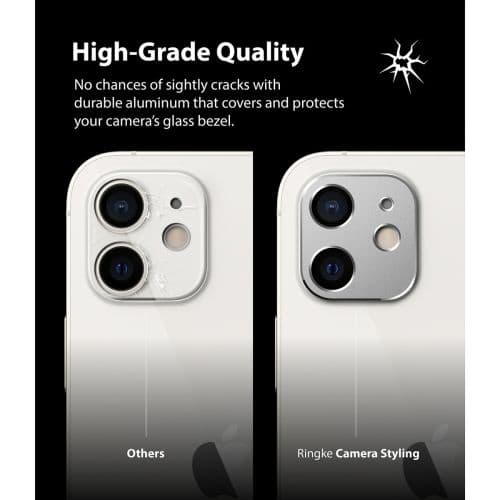Ringke iPhone 12 mini Camera Styling camera island protector Silver