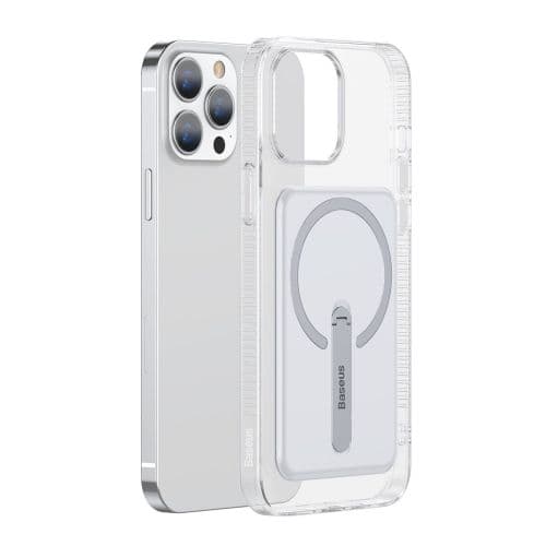 HUSA SMARTPHONE Baseus Magnetic, ptr Iphone 13 Pro, TPU, suporta incarcare magnetica,contine suport de tel tip bracket cu pliere 90 grade si rotire 36