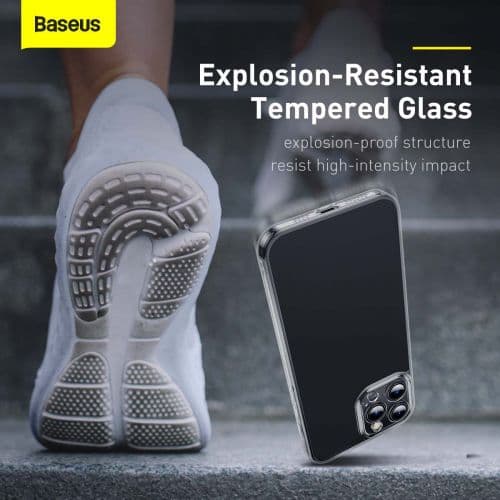 Baseus iPhone 13 Pro Max case Frosted Glass Protective Black (ARWS000501)