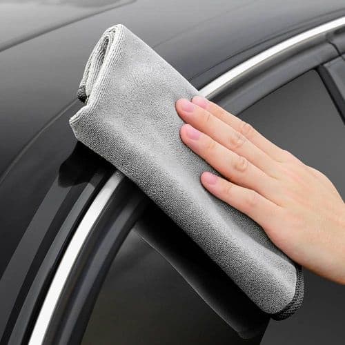 LAVETA MICROFIBRA auto Baseus, pentru uscare, stergere si detailing auto 40x80 cm, gri "CRXCMJ-A0G" - 6953156220881