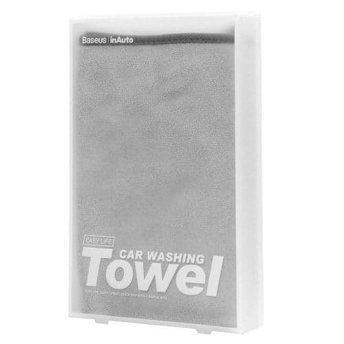 LAVETA MICROFIBRA auto Baseus, pentru uscare, stergere si detailing auto 40x80 cm, gri "CRXCMJ-A0G" - 6953156220881