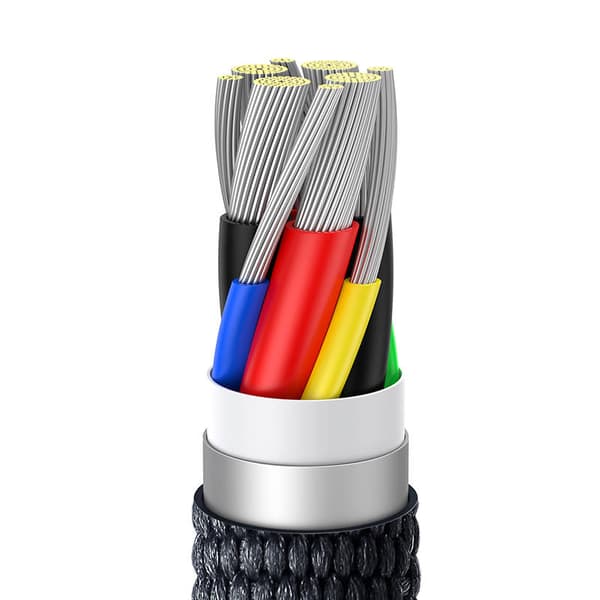 Baseus Type-C - Type-C Crystal Shine series fast charging data cable 100W 1.2m Black (CAJY000601)