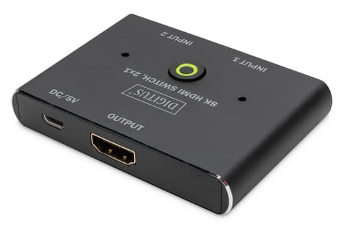 DIGITUS - video/audio switch - 8K - 2 ports