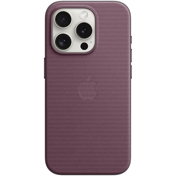 Etui z tkaniny FineWoven z MagSafe do iPhonea 15 Pro - rubinowa morwa
