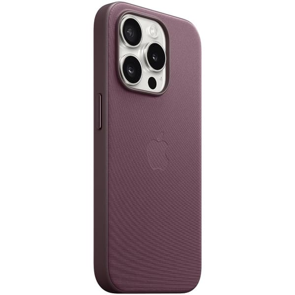 Etui z tkaniny FineWoven z MagSafe do iPhonea 15 Pro - rubinowa morwa