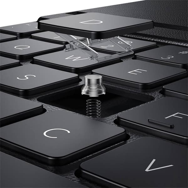Baseus iPad Pro 12.9 (2019/2020/2021/2022) case Brilliance with BT 5.3 keyboard (QWERTY) and Type-C cable, Black (P40112602111-04)
