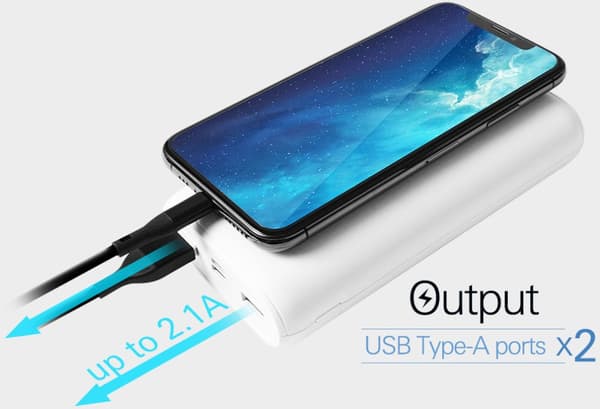 Silicon Power power bank GS15 20000mAh, white Hvit