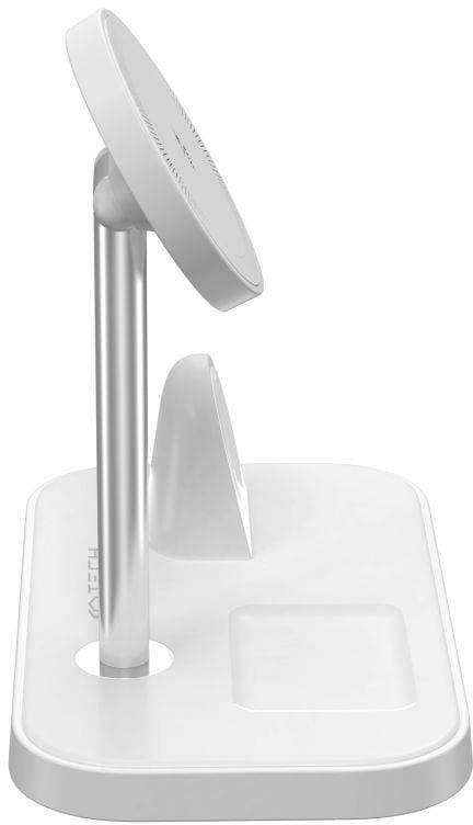 Tech-protect wireless charger QI15W A22 3in1 Magnetic MagSafe, white