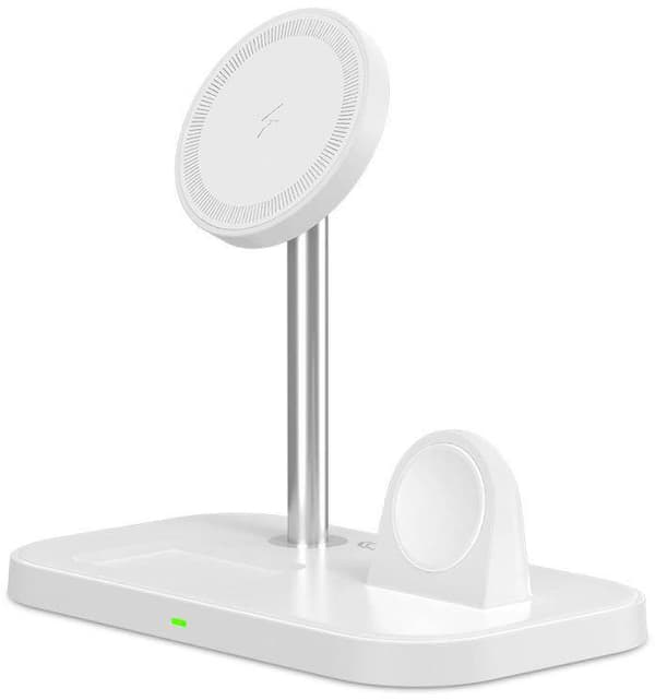 Tech-protect wireless charger QI15W A22 3in1 Magnetic MagSafe, white
