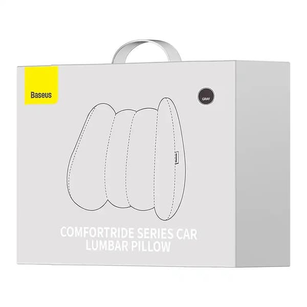 Baseus ComfortRide Series Car Lumbar Pillow, Gray (CNYZ000013)