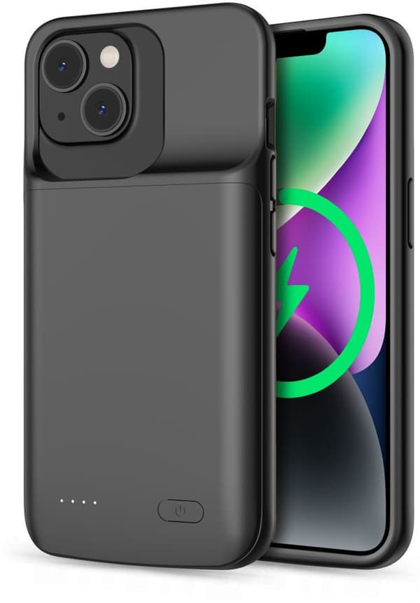 Tech-Protect case PowerCase 4800mAh Apple iPhone 14/14 Pro, black