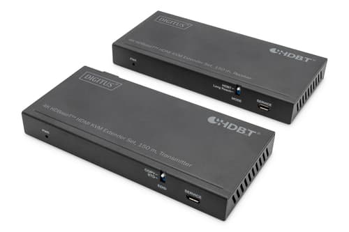 DIGITUS DS-55526 - transmitter and receiver - KVM / audio / USB/ infrared extender - HDBaseT