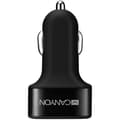 Miniatyrbillede 1 af 4: CANYON car charger C-06 3.1A/3USB-A Black