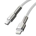 Miniatyrbillede 4 af 11: Baseus Type-C - Lightning Cafule Series Metal data cable PD 20W 2m White (CATLJK-B02)