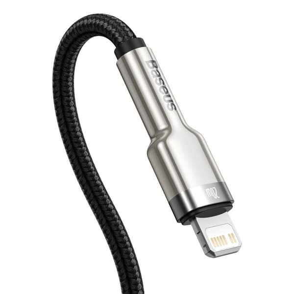 Baseus Type-C - Lightning Cafule Series Metal data cable PD 20W 2m Black (CATLJK-B01)