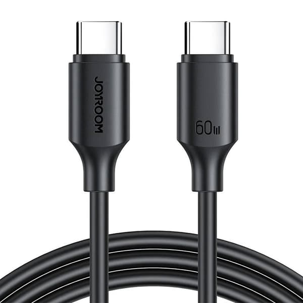 Joyroom Type-C - Type-C Cable 60W, 480Mb/s, 1m, Black (S-CC60A9)