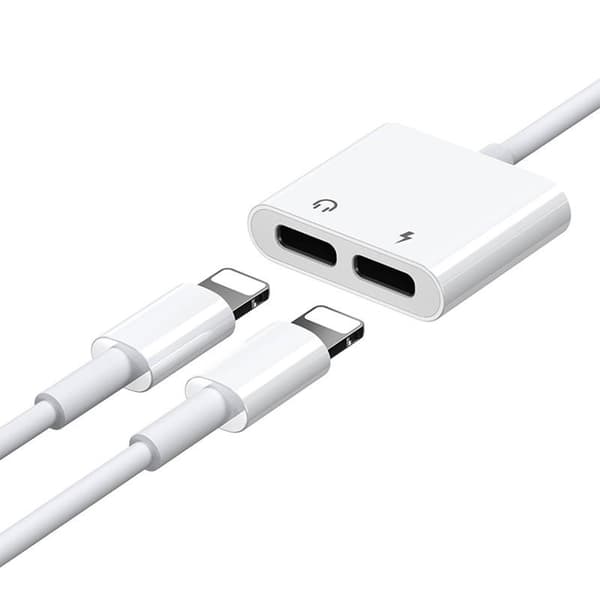 Joyroom Adapter Lightning to Lightning/ Lightnig, 0.12m, White (S-Y104)