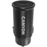 Canyon C-20, PD 20W Pocket size car charger, input: DC12V-24V, output: PD20W, support iPhone12 PD fast charging, Compliant with CE RoHs , Size: 50.6*2 Sort