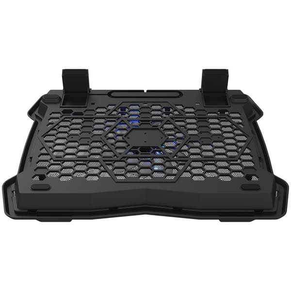 CANYON NS02, Cooling stand single fan with 2x2.0 USB hub, support up to 10”-15.6” laptop, ABS plastic and iron, Fans dimension:125*125*15mm(1pc), DC 5