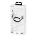 Miniatyrbild 3 av 8: Baseus Type-C - Type-C cable Tungsten Gold Fast charging and data 100W (20V/5A) 1m Black (CATWJ-01)