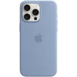 Etui silikonowe z MagSafe do iPhonea 15 Pro Max - zimowy błękit