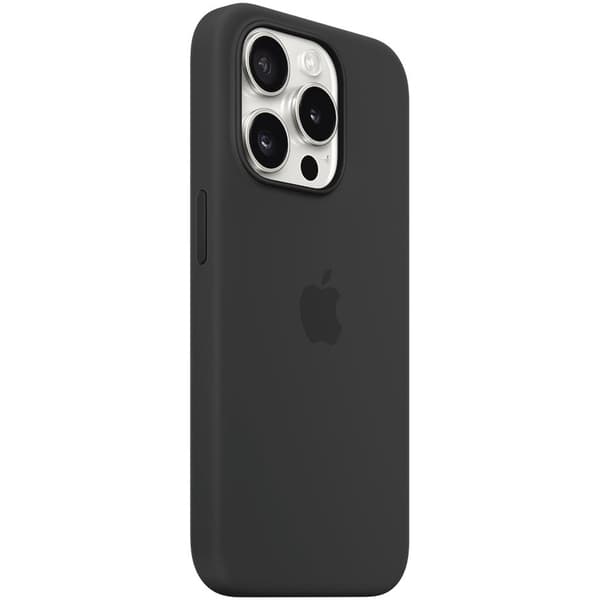 Etui silikonowe z MagSafe do iPhonea 15 Pro - czarne
