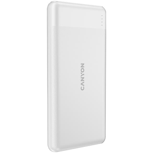 CANYON power bank PB-109 10000 mAh PD 18W QC 3.0 20W White Vit