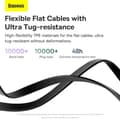 Miniatyrbild 2 av 11: CABLU alimentare si date Baseus, Fast Charging Data Cable pt. smartphone, USB la USB-C / Lightning / Micro, 66W/2A, 480Mbps, negru "CAMJ010101" (inclu