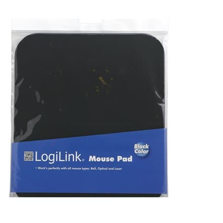 MousePAD LOGILINK, nylon, 250 x 220 x 3 mm, negru, "ID0096"