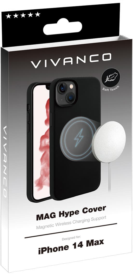 Vivanco case Mag Hype Apple iPhone 14 Plus, black (63482)