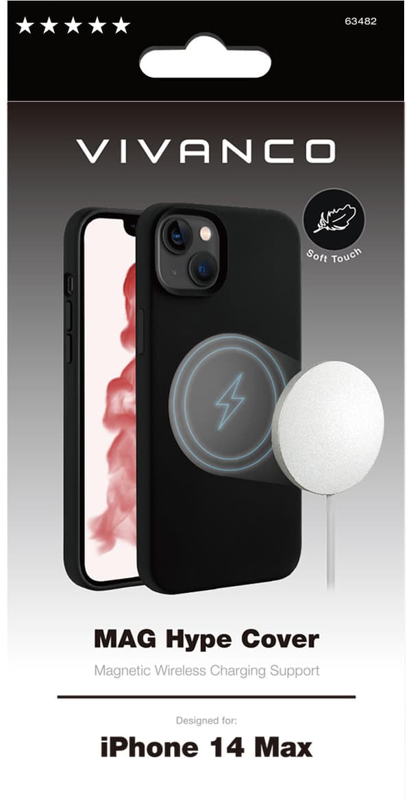 Vivanco case Mag Hype Apple iPhone 14 Plus, black (63482)