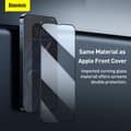 Miniatyrbillede 9 af 11: Baseus iPhone 13 mini 0.4 mm CW-HY Full-screen, Full-glass, Corning Tempered Glass (2pcs/pack+Pasting Artifact) Black (SGQP040001)