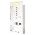 Miniatyrbillede 2 af 11: Baseus iPhone 13 mini 0.4 mm CW-HY Full-screen, Full-glass, Corning Tempered Glass (2pcs/pack+Pasting Artifact) Black (SGQP040001)