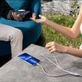 Miniatyrbild 8 av 11: 3in1 USB cable Baseus Flash Series 2, USB-C + micro USB + Lightning, 100W, 1.5m (black)