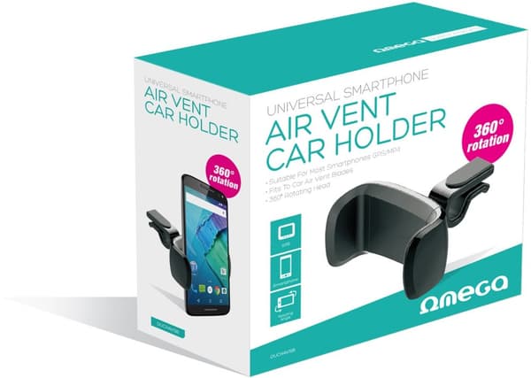 Omega car vent mount Strawberry, black 43483)