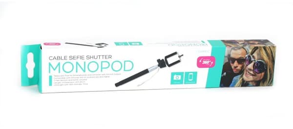 Omega Selfie Monopod with cable OMMPC (42620)